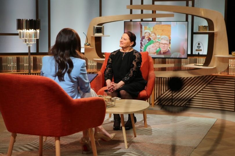 Нина Матвиенко на съемках